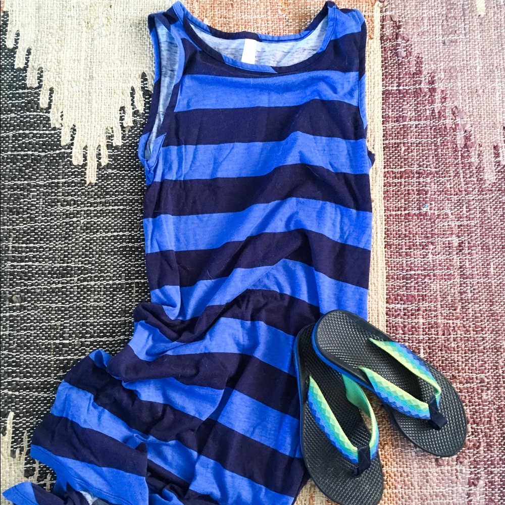 ❤️Threads for Thought midi striped dress
